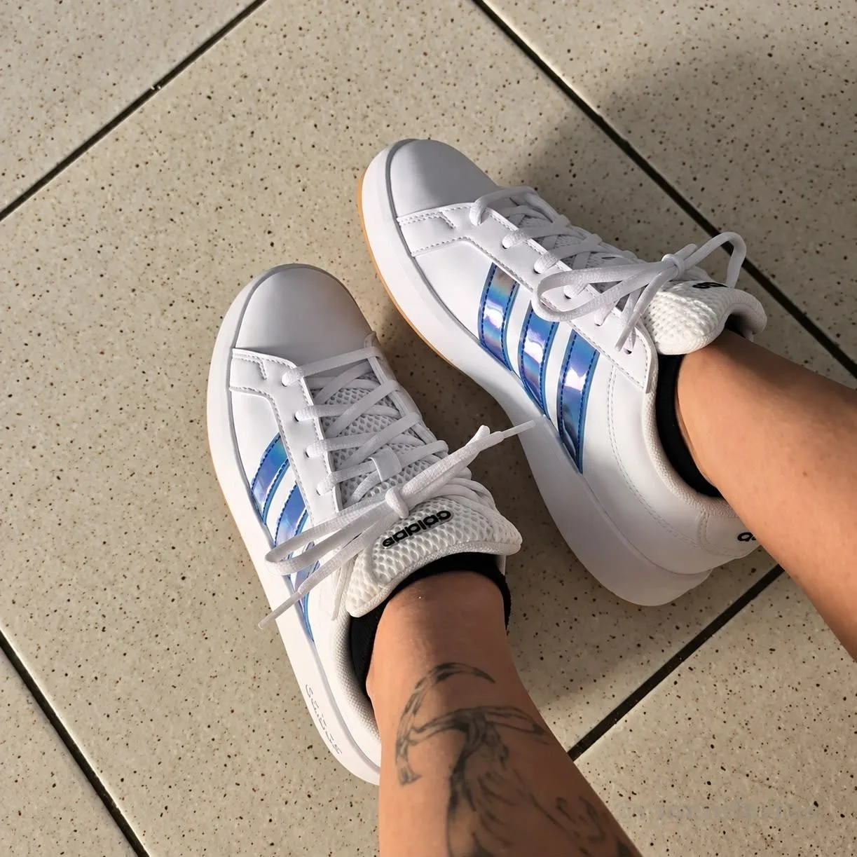 Tênis Feminino Grand Court Base 3.0 adidas Branco Liso 39 Br
