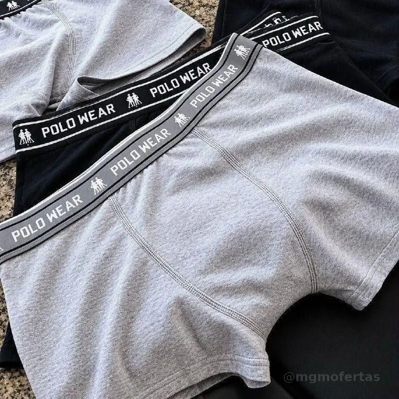 Kit 10 Cuecas Algodão Polo Wear Sortido