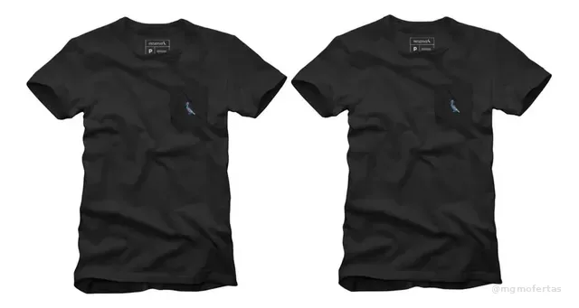 Kit 2 Camisetas Bolso Cb Pica-pau Xadrez Reserva