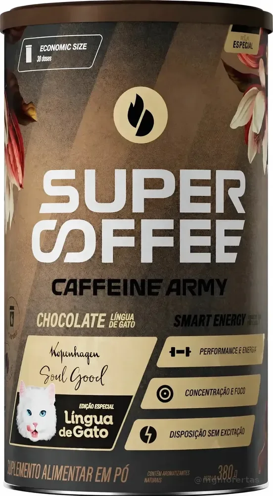 Supercoffee Lingua De Gato - Economic Size (380g) - Caffeine Army Chocolate