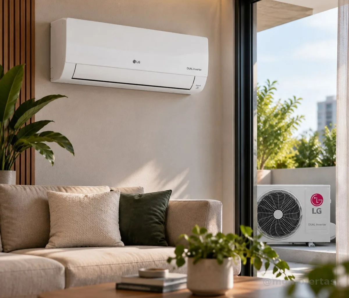 LG Ar Condicionado Split LG Dual Inverter AI Voice 9000 BTU/h Frio S3-Q09AA31F - 220 Volts