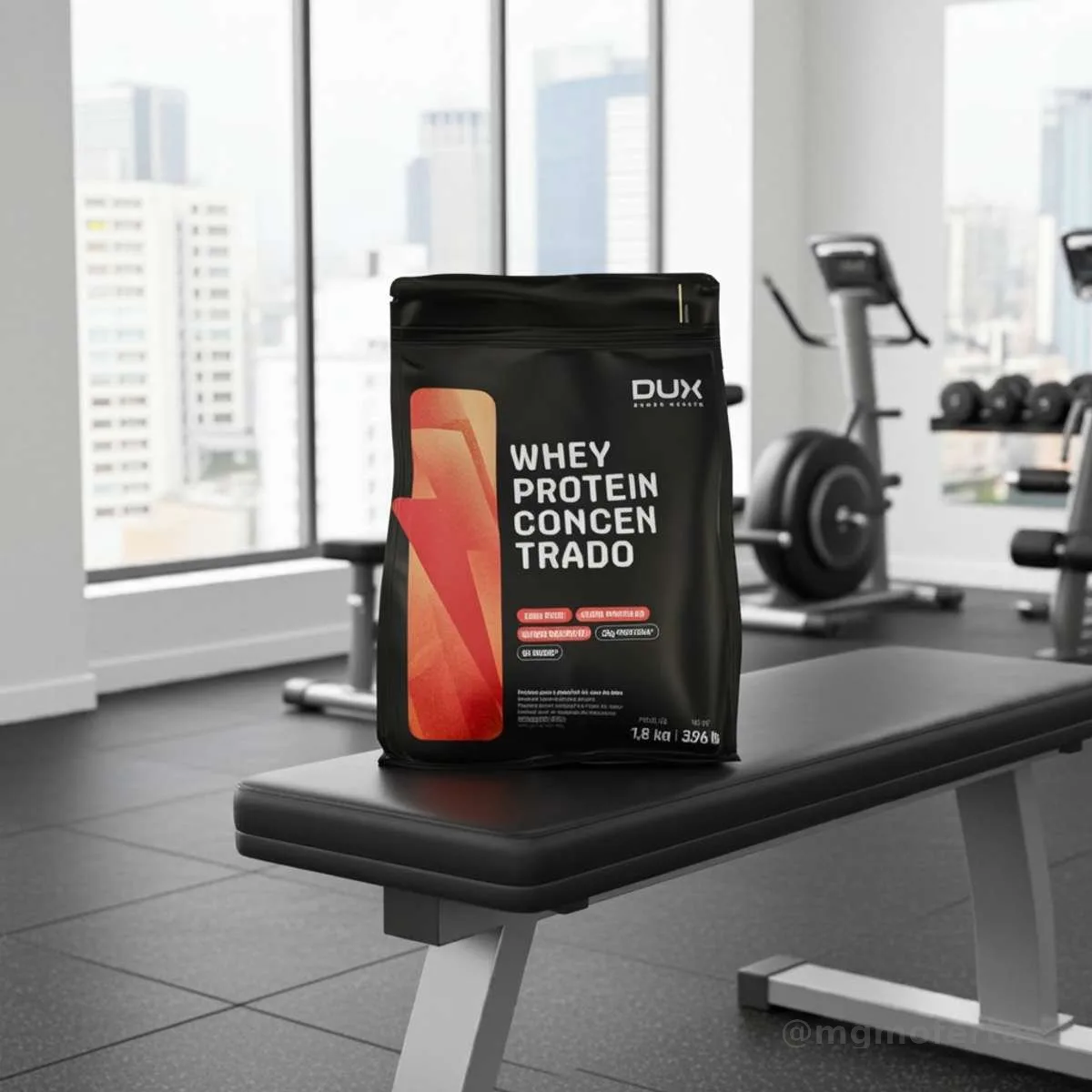 Whey Protein Concentrado Refil 1,8kg Dux Butter Cookies Butter Cookies
