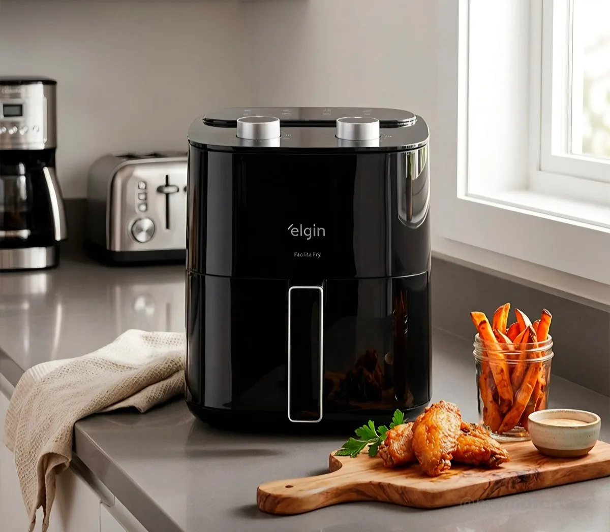Fritadeira Elétrica Air Fryer Facilita Fry Elgin - 3.5 Litros, 110V
