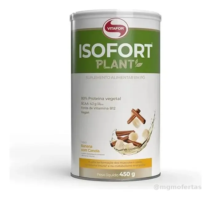 Isofort Plant Banana Com Canela 450g Vitafor