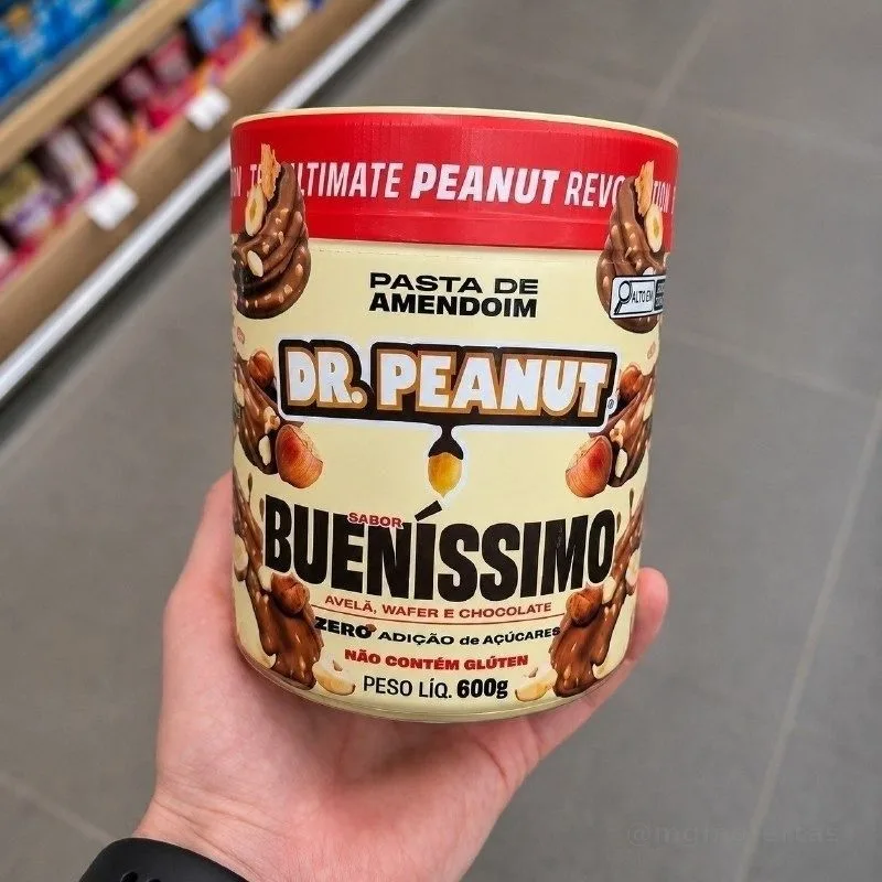 Suplemento em pasta Dr. Peanut Melhor Pasta de Amendoim amentoim cremosa sabor Bueníssimo x 600g