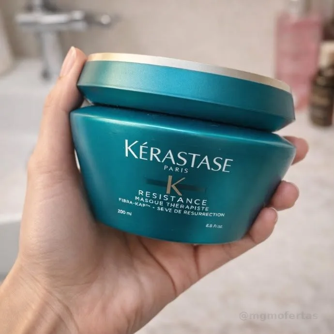 Máscara de Reconstrução Profunda para Cabelos Danificados, Força e Elasticidade Résistance Thérapiste Kérastase 200ml