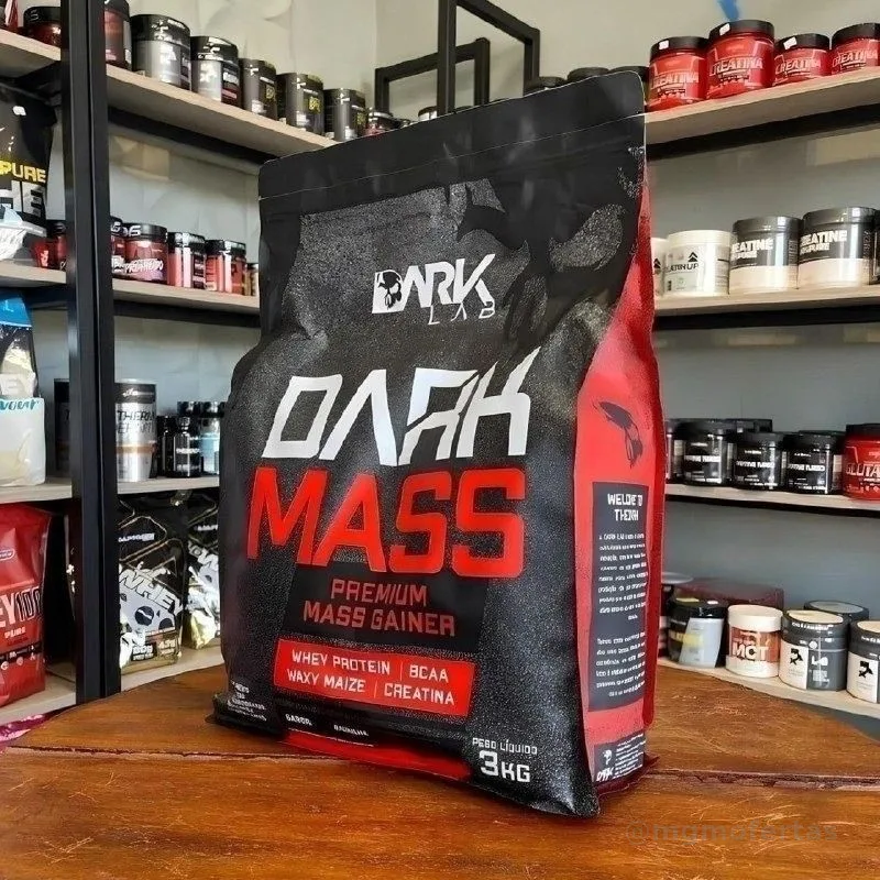 Suplemento em pó Dark Lab Carboidratos Dark Mass 3kg sabor Baunilha x 3kg