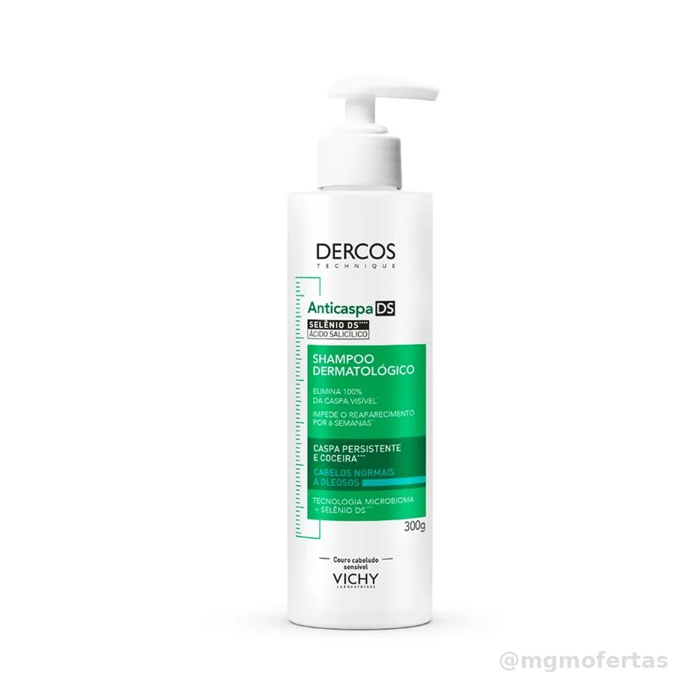 Vichy, Dercos Shampoo Anticaspa para Cabelos Normais a Oleosos