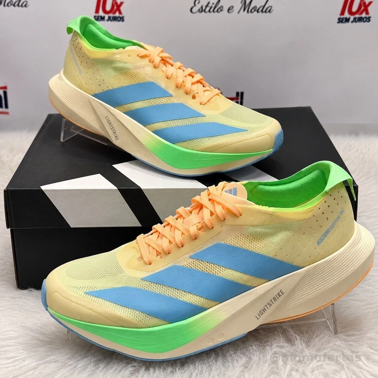 Tênis Masculino Adizero Drive Rc adidas Amarelo Liso 40 Br