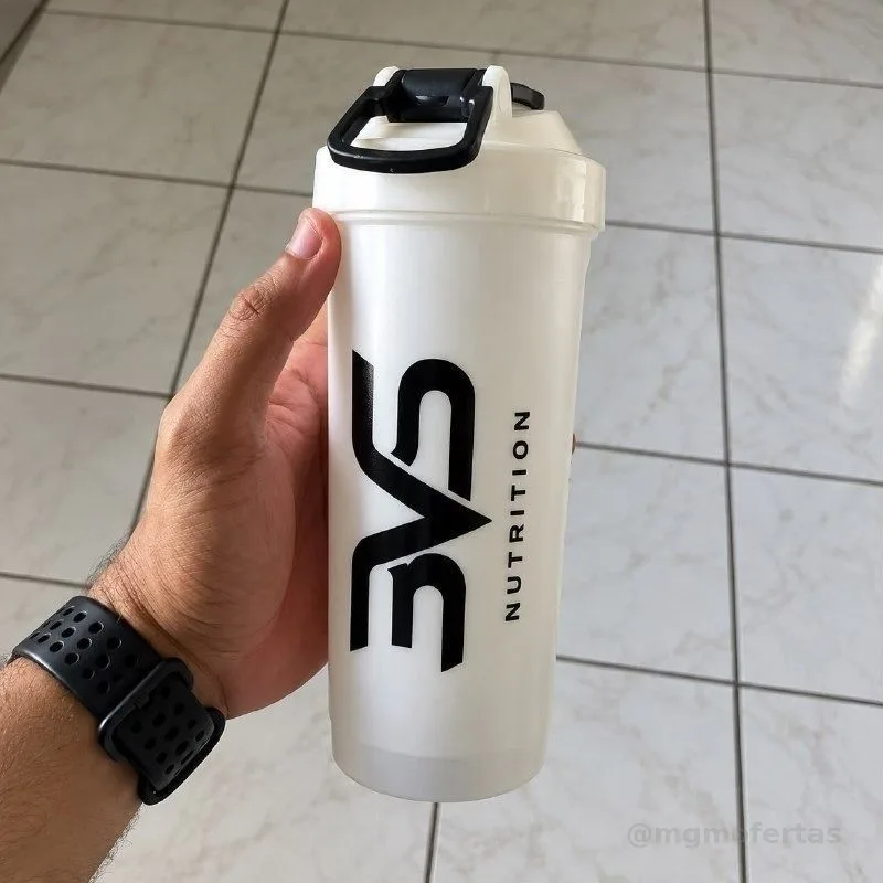 Coqueteleira / Shaker Branca - Academia 600ml - 3vs Nutrition