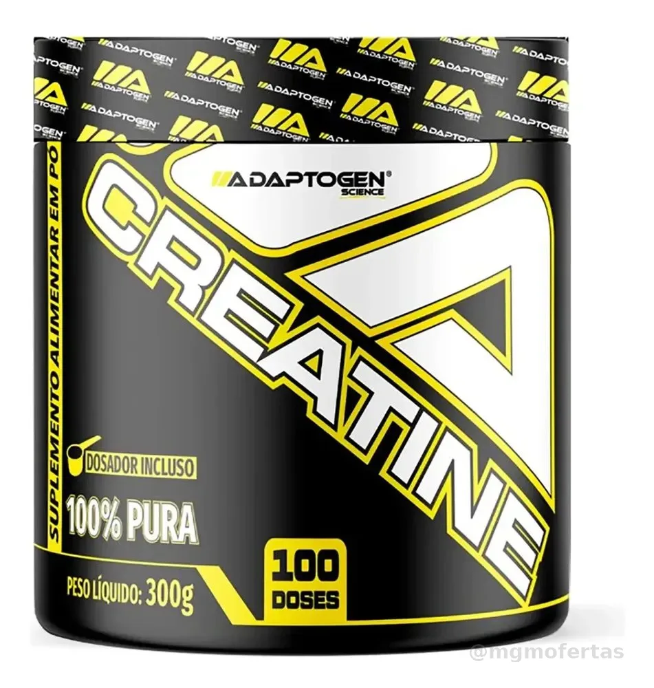 Creatina Adaptogen Science Platinum em pó Sem sabor x 300g