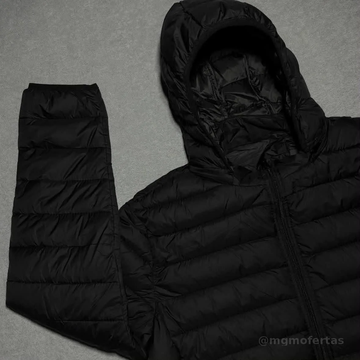 Jaqueta Masculina Puffer Corta Vento Bobojaco Blusa De Frio Preto M