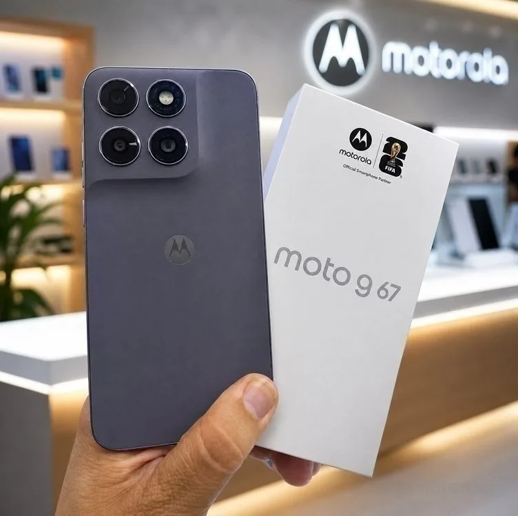 Smartphone Motorola Moto G67 5G - 128GB 4GB RAM + 8GB RAM Boost camera 50MP Sony Lytia 600, tela 1.5K extreme Amoled 120hz, ultrarresistente - Chumbo