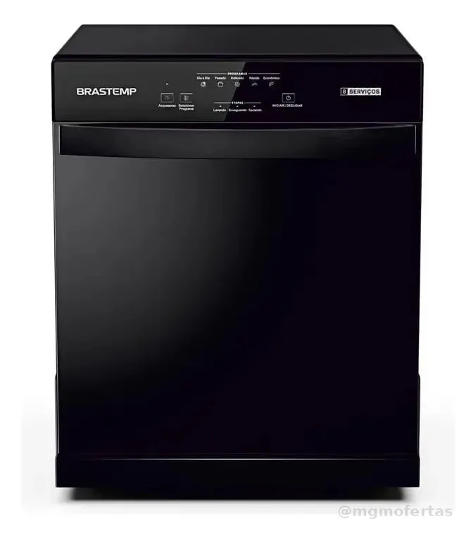 Lava Louças Brastemp 8 Serviços Preta - BLF08AE Preto