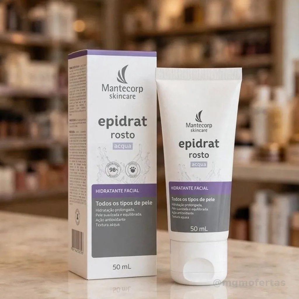 Hidratante Facial Epidrat Acqua 50ml Mantecorp Skincare Todo Tipo De Pele Dia/noite