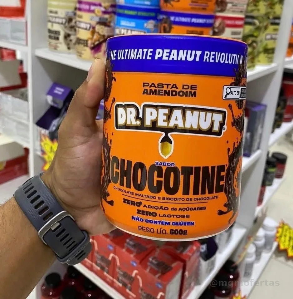 Pasta de amendoim Dr. Peanut Gourmet sabor Chocottine x 600g