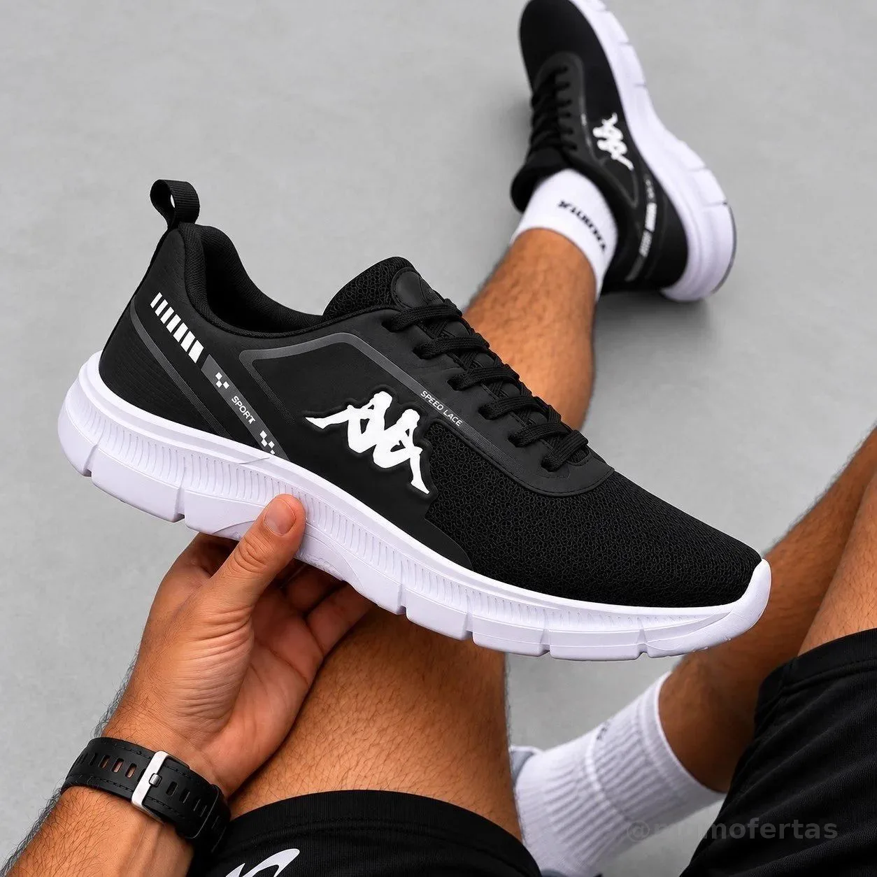 Tênis Kappa Run 200 Original Caminhada Academia