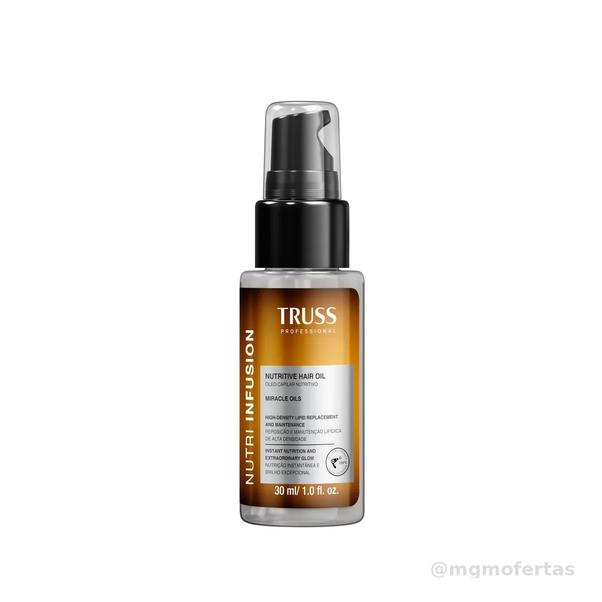 Truss Óleo Capilar Nutritivo Nutri Infusion | Nutrição Profunda e Controle de Frizz | 30ml