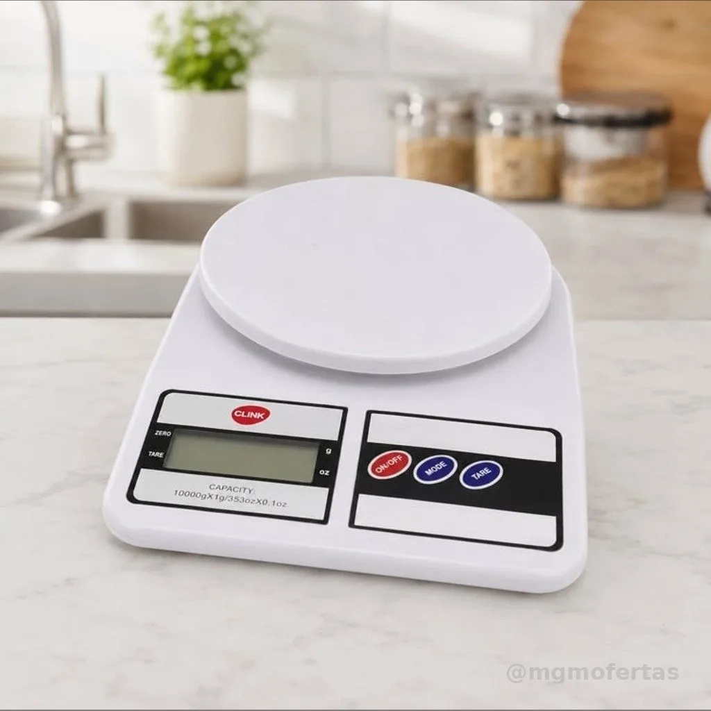 BALANCA DIGITAL COZINHA 1g a 10kg FITNESS ALTA PRECISAO CASA COMIDA