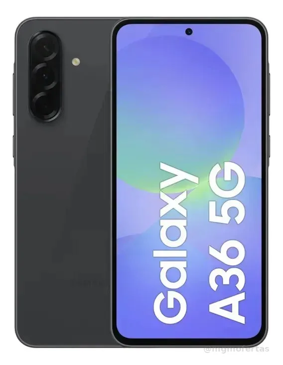 Smartphone Samsung Galaxy A36 5g 128gb 6gb Ram Câmera Tripla De Até 50mp Selfie De 12mp Ip67 Super Amoled 6.7'' Nfc Recursos Ai Android E Segurança Snapdragon - Preto