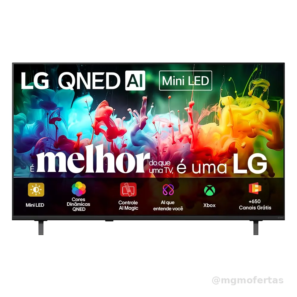 Smart TV LG QNED Mini LED AI 4K QNED70 50 polegadas 2026