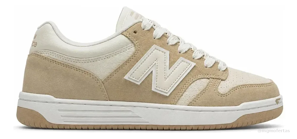 Tenis New Balance 480 Low Masculino Bege Lisa 42 Br