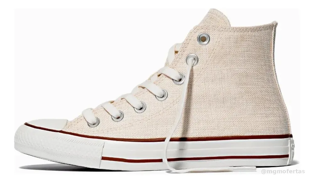 Chuck All Star Sem Gênero Converse Taylor Ct3590 Longo T Nude Bege/gengibre/amendoa Liso 43 Br