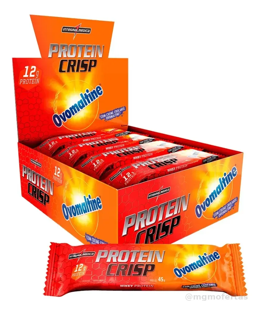 Protein Crisp Cx C/ 12 Un Ovomaltine - Integralmédica Ovomaltine