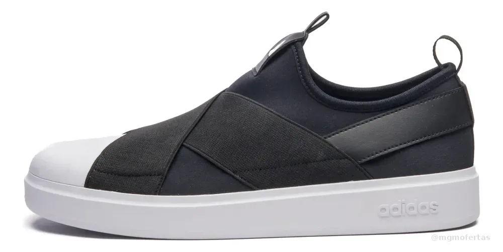 Tênis Feminino Streettalk Slip On adidas Preto Liso 36 Br
