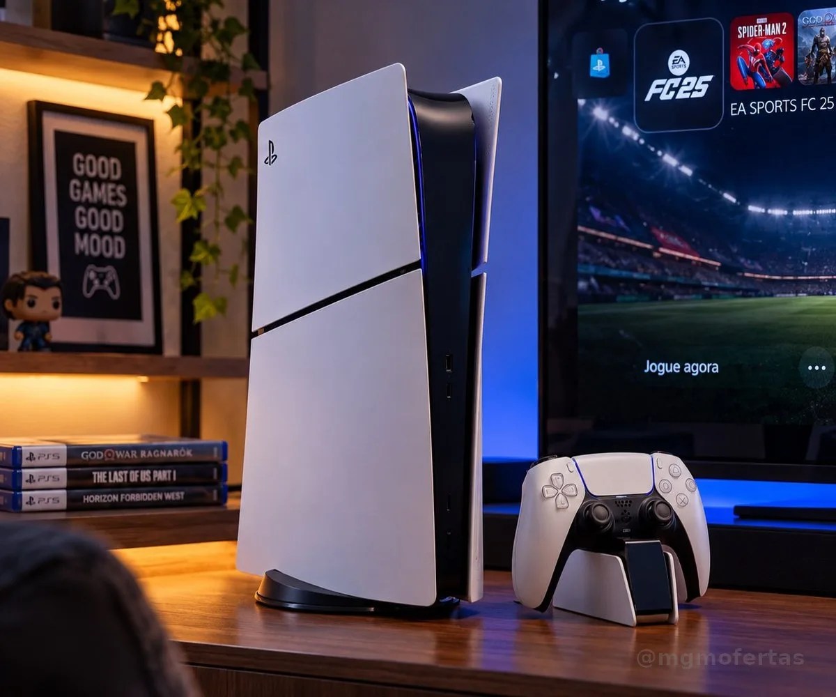 Console PlayStation® 5 Slim Edição Digital 825 GB Branco - Sony