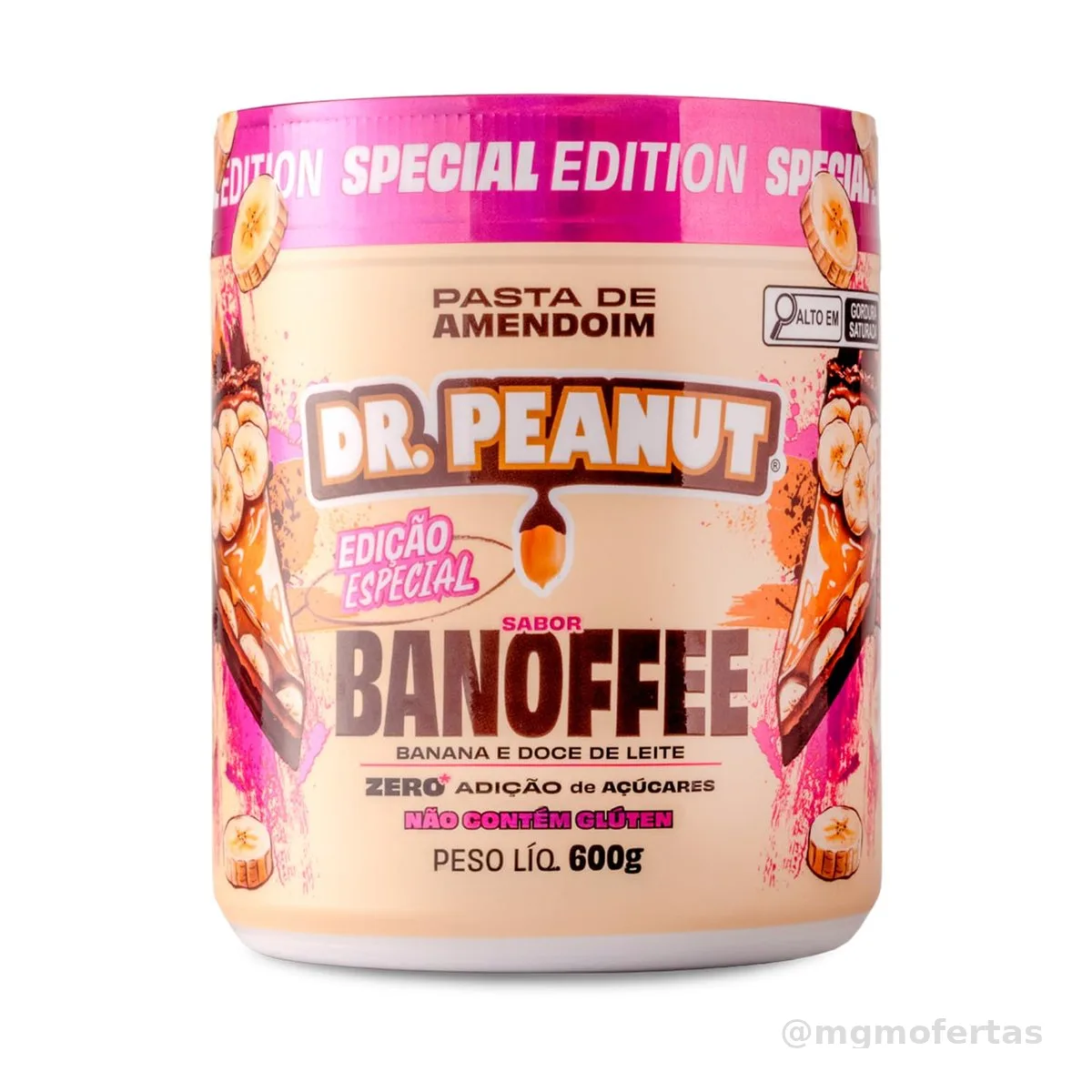 DR. PEANUT PASTA DE AMENDOIM BANOFFEE 600G COM WHEY PROTEIN