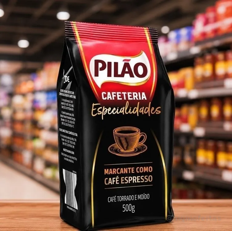 CAFE PILAO CAFETERIA ESPECIALIDADES ESPRESSO POUCH 500G