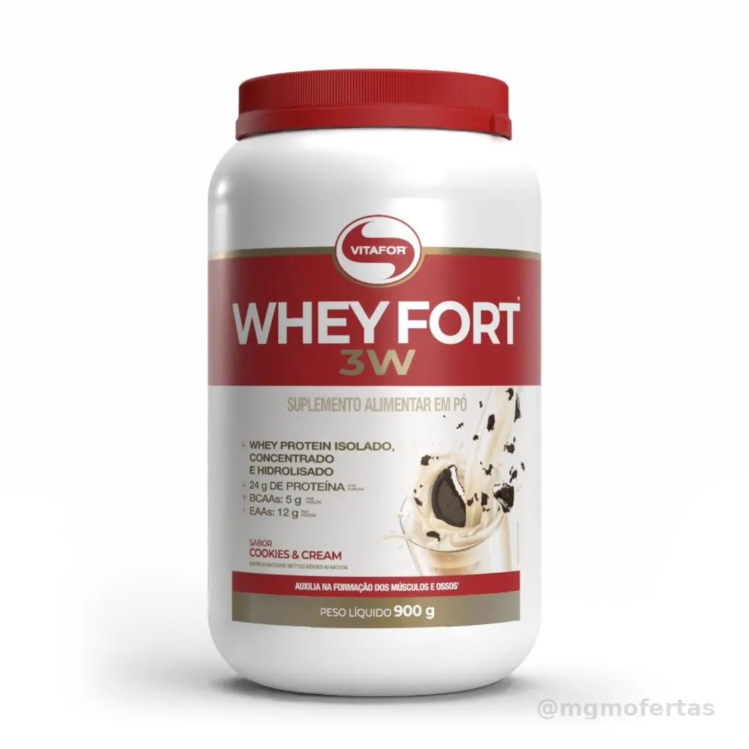 Vitafor - Whey Fort 3W - 900g - Cookies n' Cream
