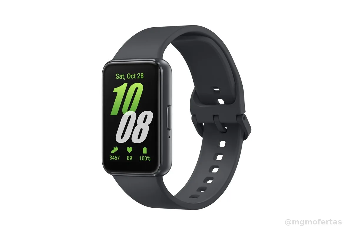Smartwatch Samsung Galaxy Fit3 Display 1.6" Grafite