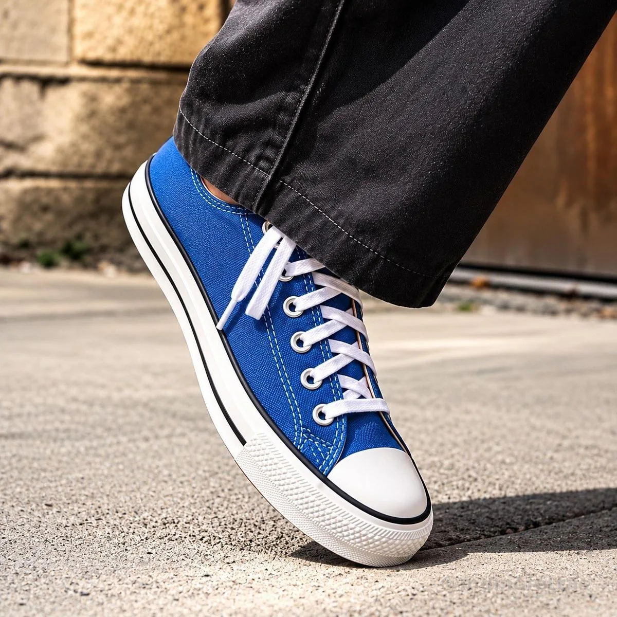 Tênis Converse Sem Gênero Taylor Ct1992 Curto T Ct1992000 Azul 02/caqui Fosco 02/branco Liso 38 Br