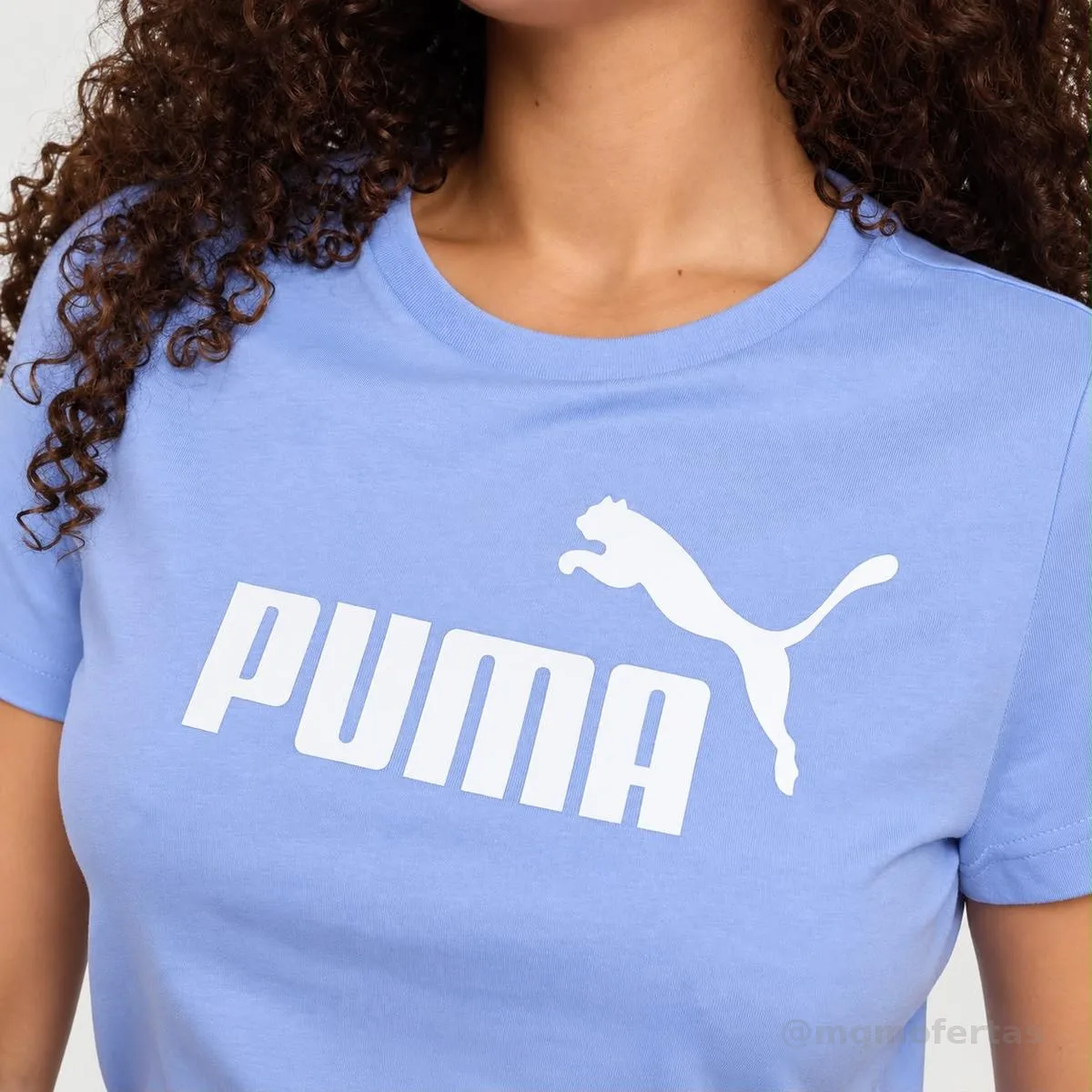 Camiseta Feminina Ess No. 1 Logo Slim Tank Puma Snow Mountain Blue N/a M Liso