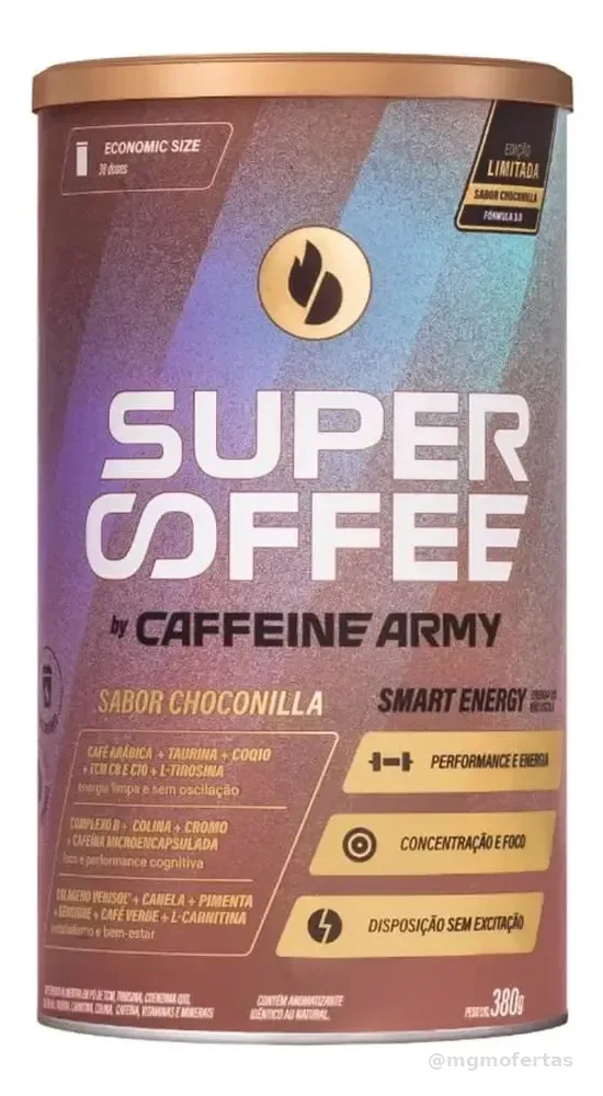 Supercoffee 3.0 380g Super Coffee Caffeine Army Sabor Choconilla