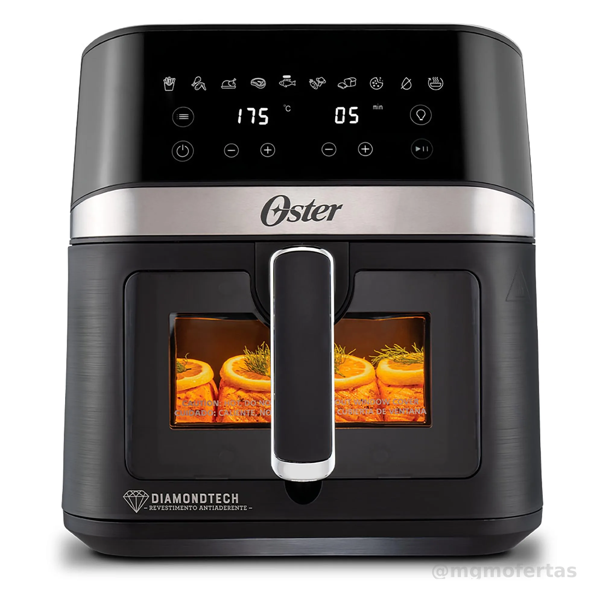 Fritadeira DiamondTech Oster 6L com Visor Transparente - 220V