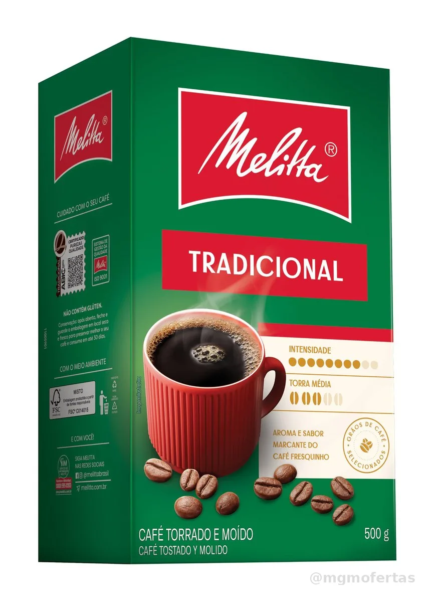 Café Tradicional Melitta Vácuo 500g