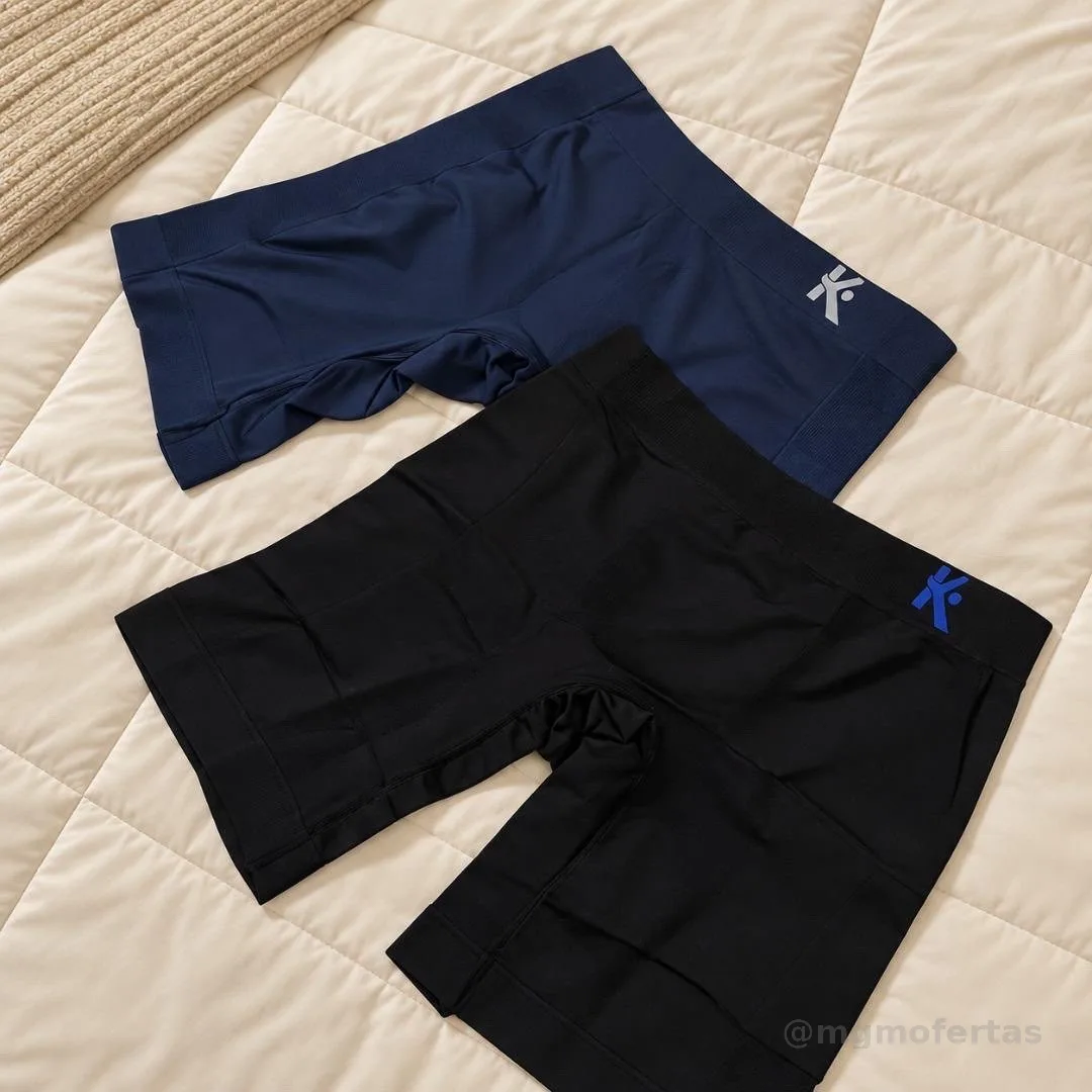 Kit 2 Shorts De Compressão P/ Corrida Masculino Térmica