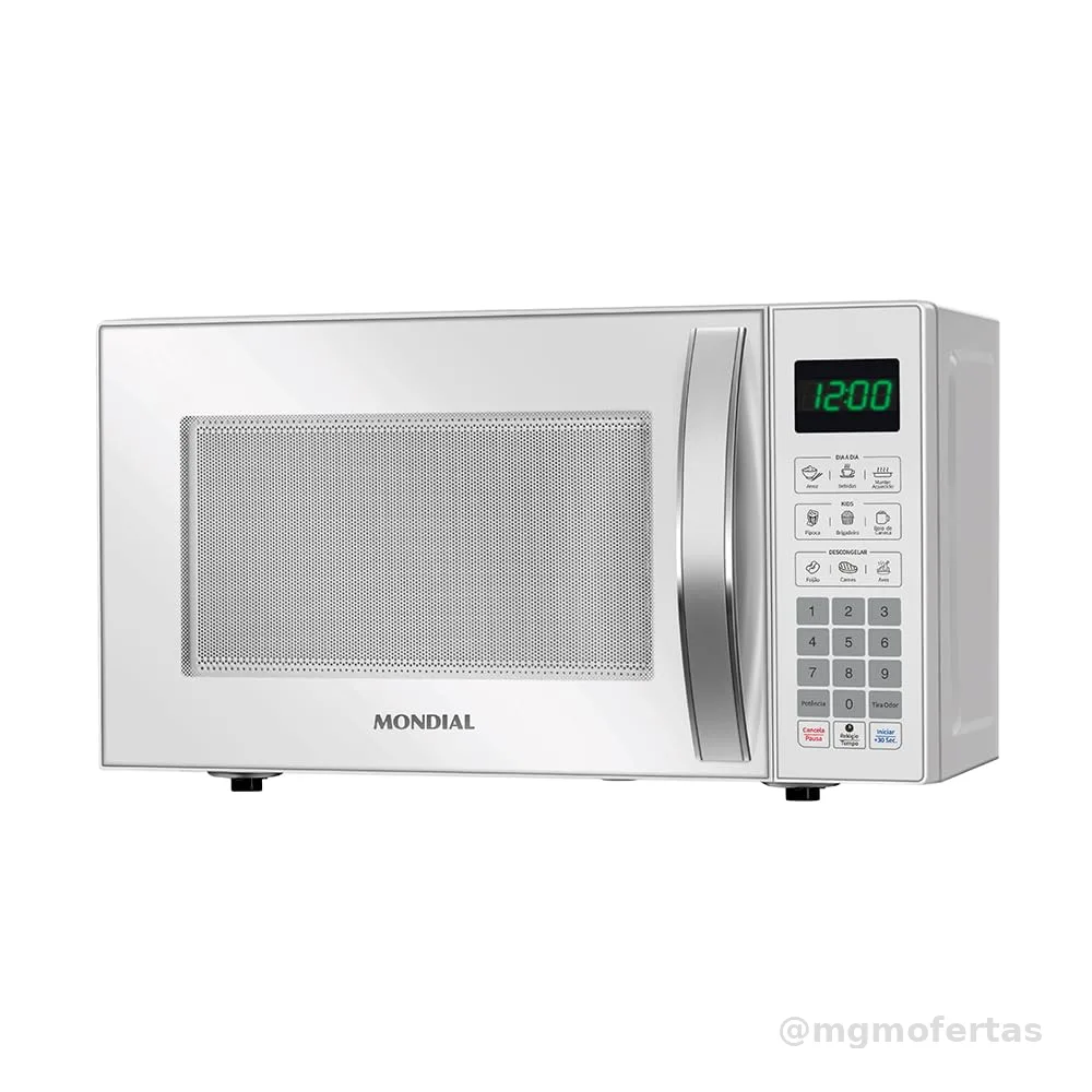 MONDIAL Micro-Ondas, Branco, 1200W, 110V - MO-01-21-W