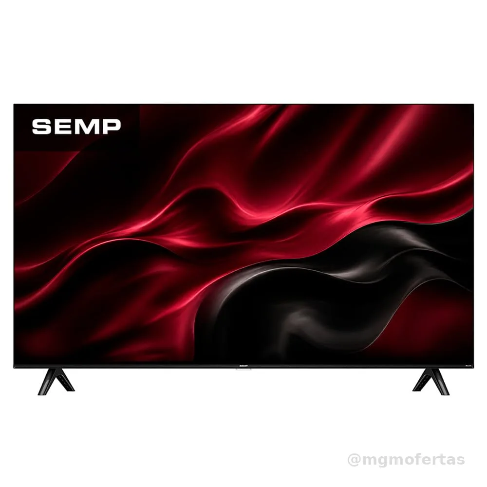 Smart TV Semp 43 Polegadas LED Full HD S42R Roku TV Wi-Fi Dolby Audio Brilho até 240 Nits 43S42R