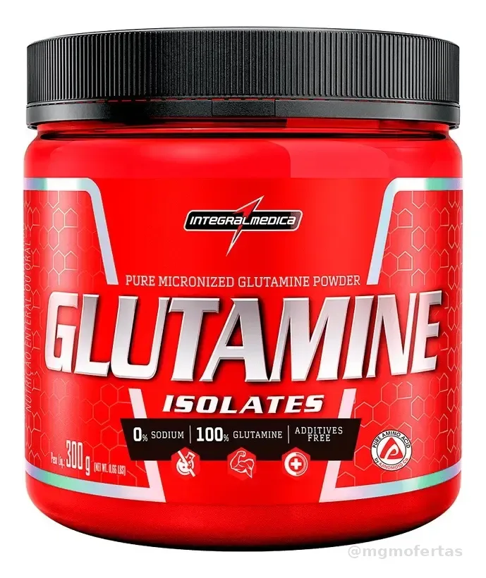 Glutamine L-glutamina Isolada Sem Sabor 300g Integralmédica Neutro