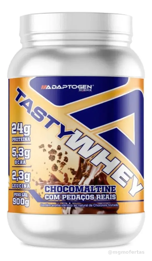 Proteina Para Ectomorfo Tasty Whey Sabor Chocomaltine 900g Sabor Choco Maltine