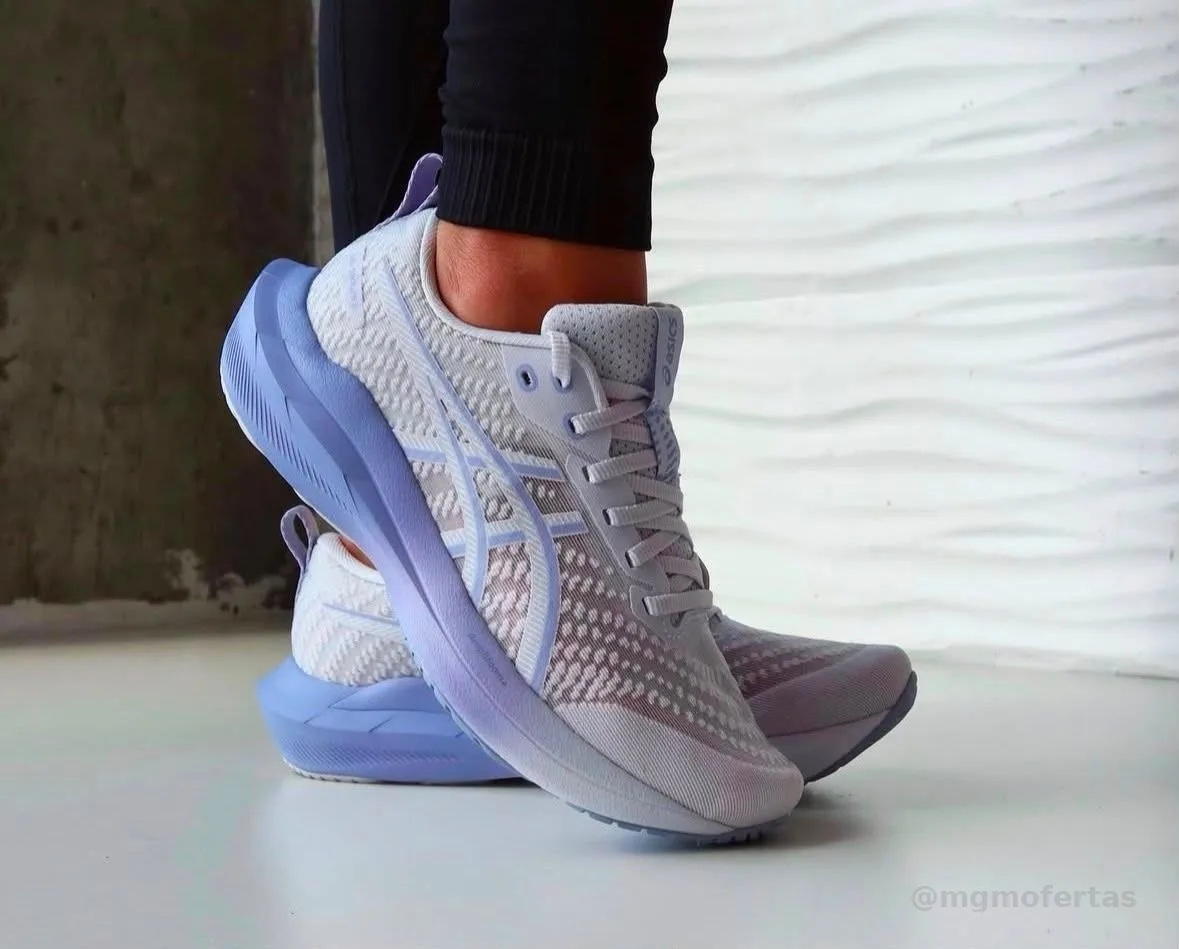 Tênis Asics Gel Shogun 8 Feminino Caminhada Lilás/branco 38 Br