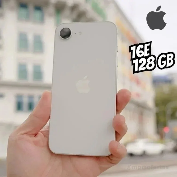 iPhone 16e Apple 128GB, Câmera 48MP, Tela Super Retina XDR 6,1", Branco