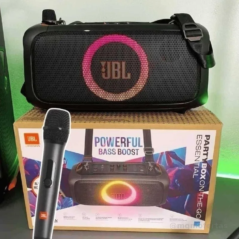 Caixa De Som Bluetooth Jbl Partybox On-the-go Essential
