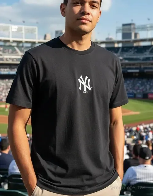Camiseta New Era New York Yankees Preto