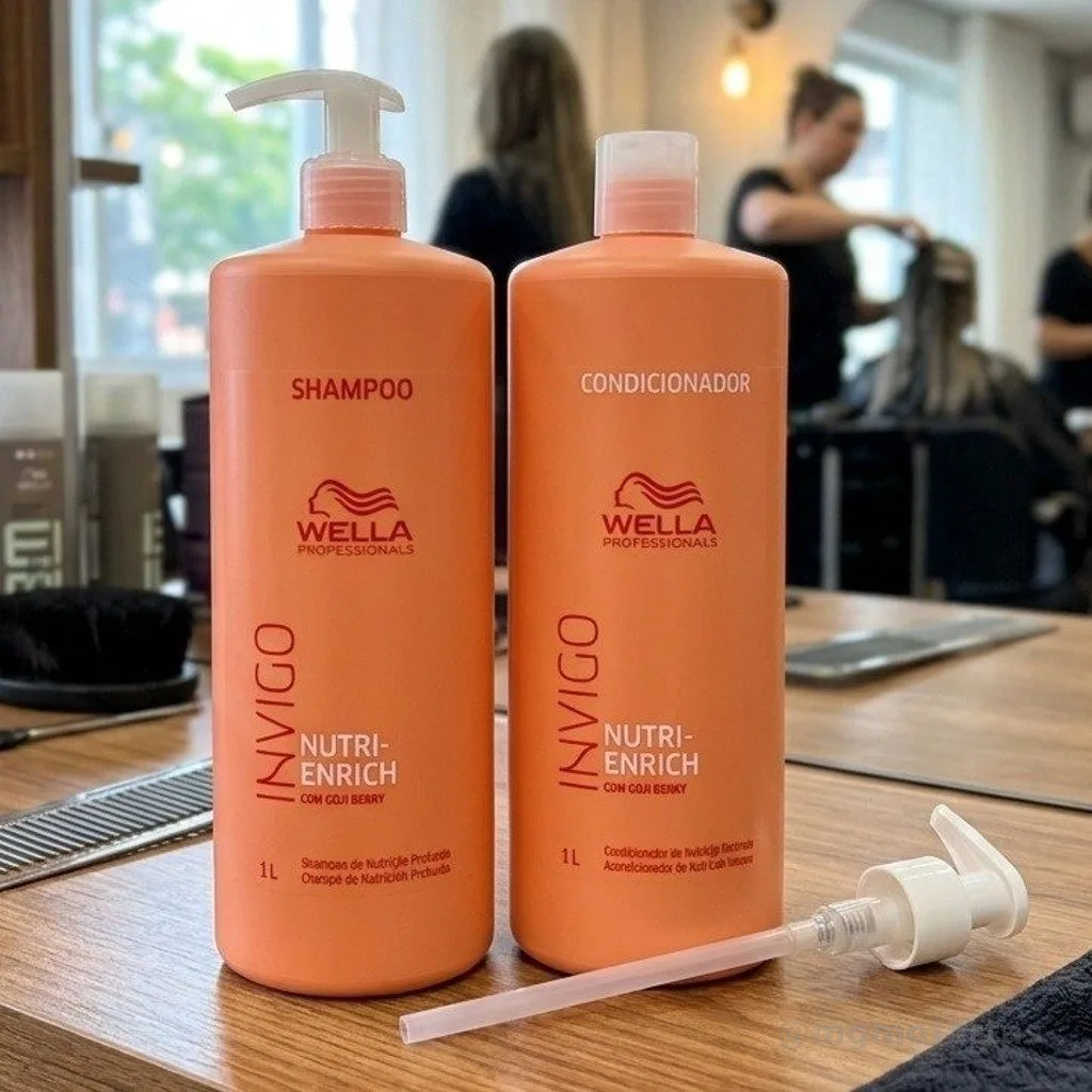 Kit Wella Invigo Nutri Enrich Shampoo e Condicionador 2 L