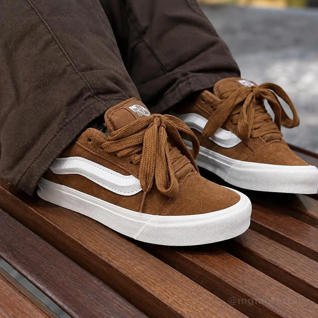 Tênis Masculino Vans Ua Knu Skool Marrom